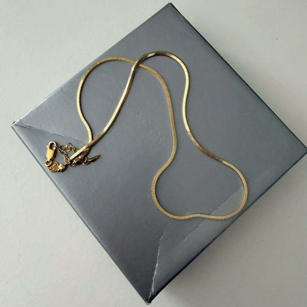 Classic Gold Snake Chain Necklace - Women's Timeless Jewelry